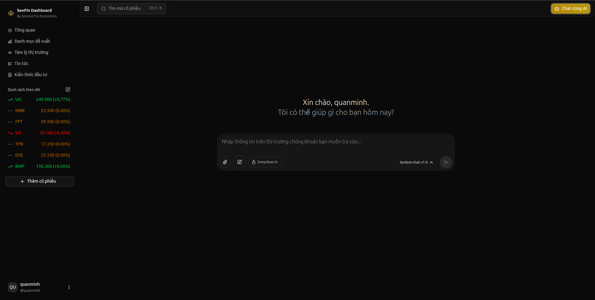 AI - Trợ lý phân tích đầu tư